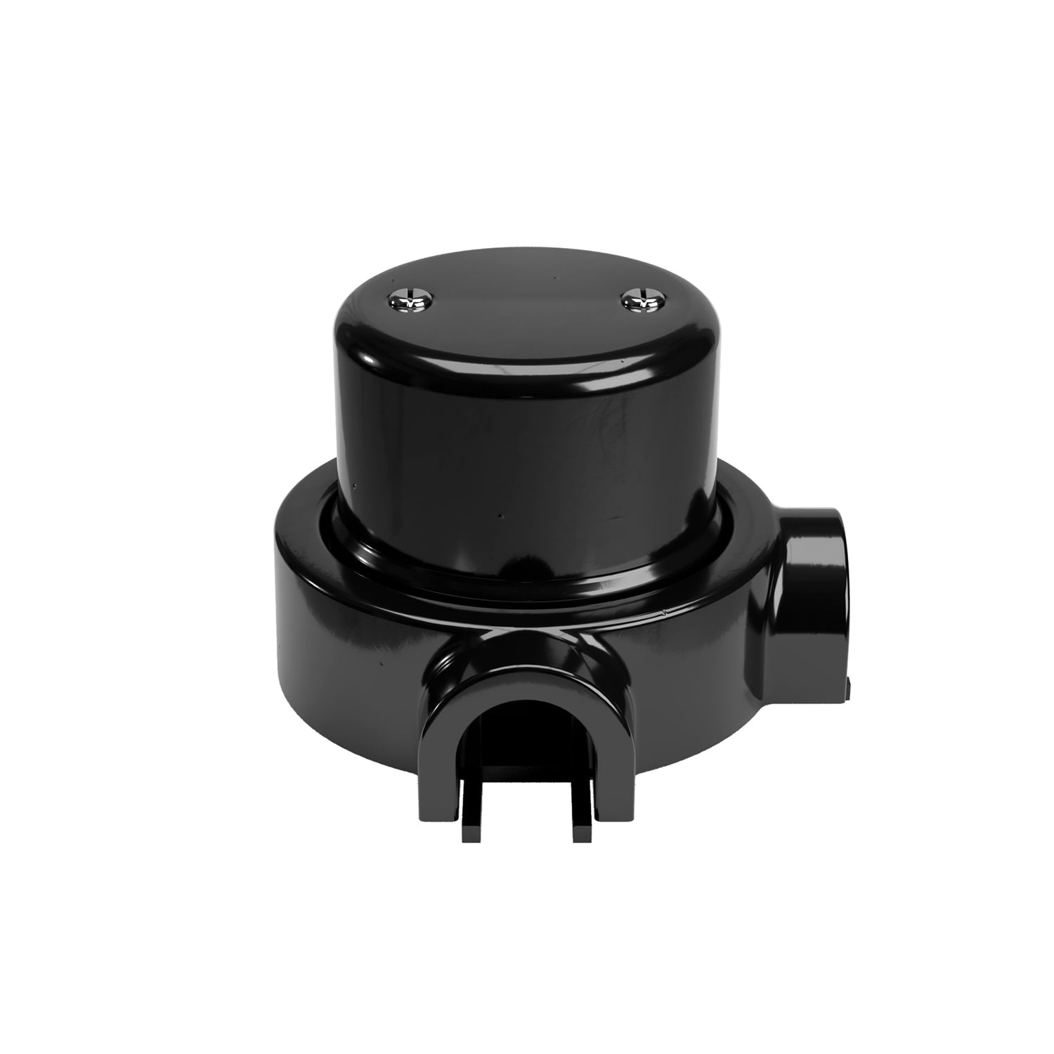 Kit scatola di derivazione e base per Creative-Tubes in porcellana - Nero 2