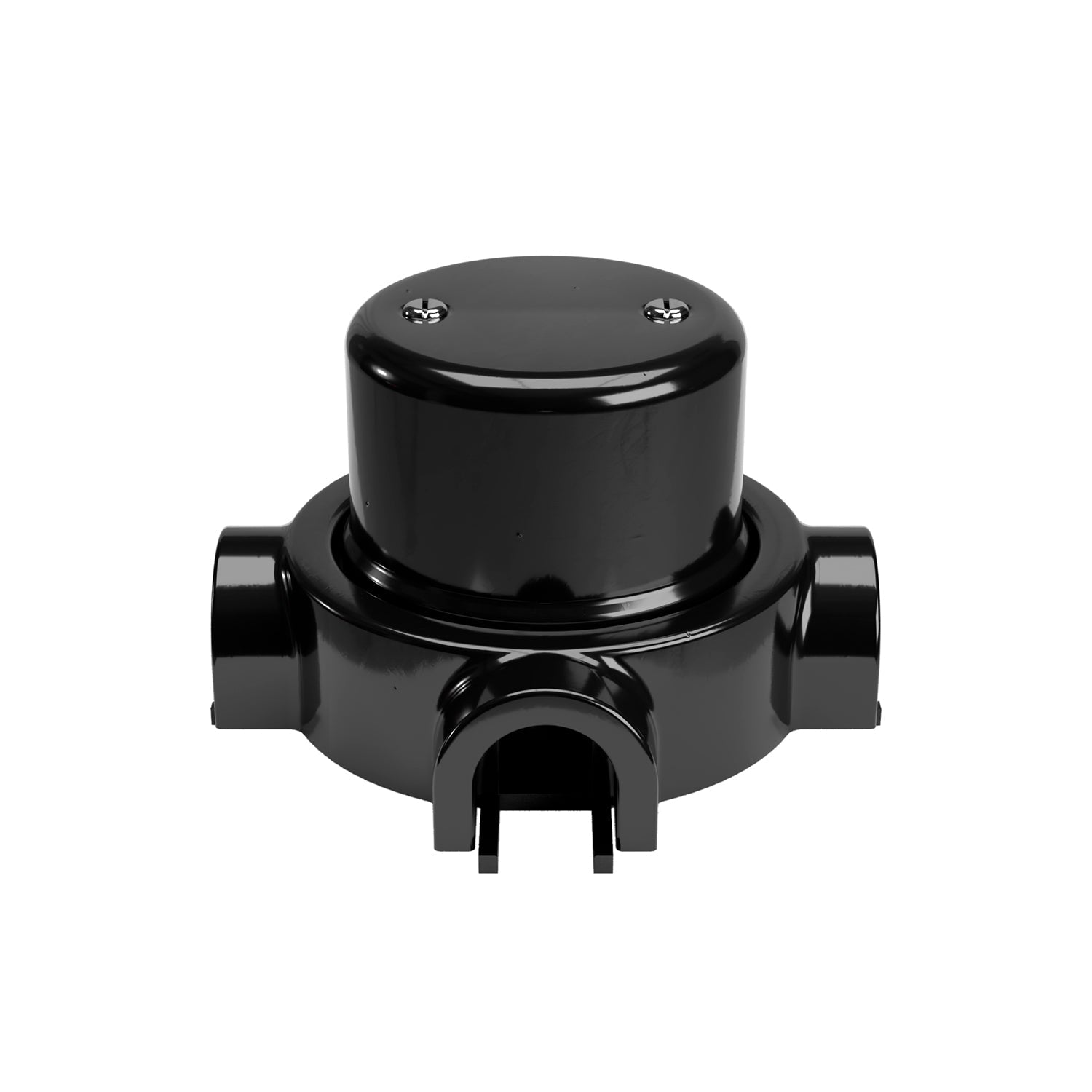 Kit scatola di derivazione e base per Creative-Tubes in porcellana - Nero 3