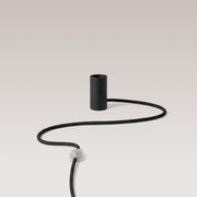 Lampada magnetica plug-in con attacco E27 e spina UK - Nero