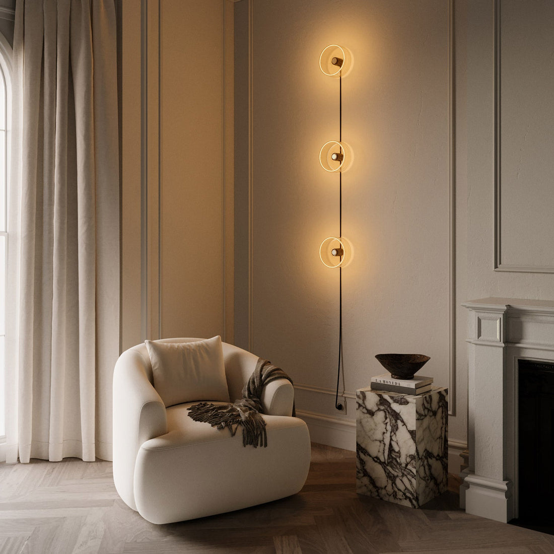 LED Clear Light Bulb Ghost Line CRI 90 Recessed Donut 5,5W 480Lm E26 120V 2200K Dimmable - G02