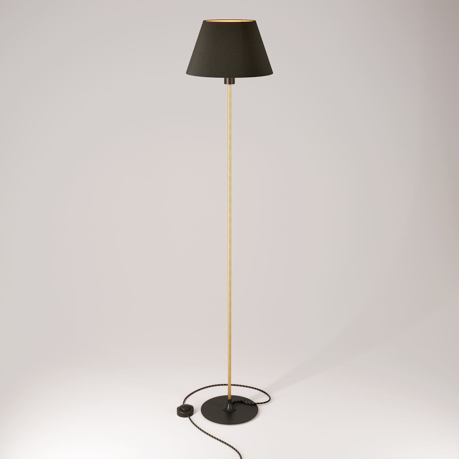 MAG-Y floor lamp with Impero M shade - Black