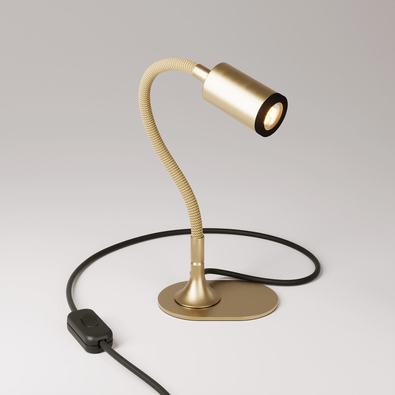 MAG-Y spotlight with adjustable extension - Brushed bronze