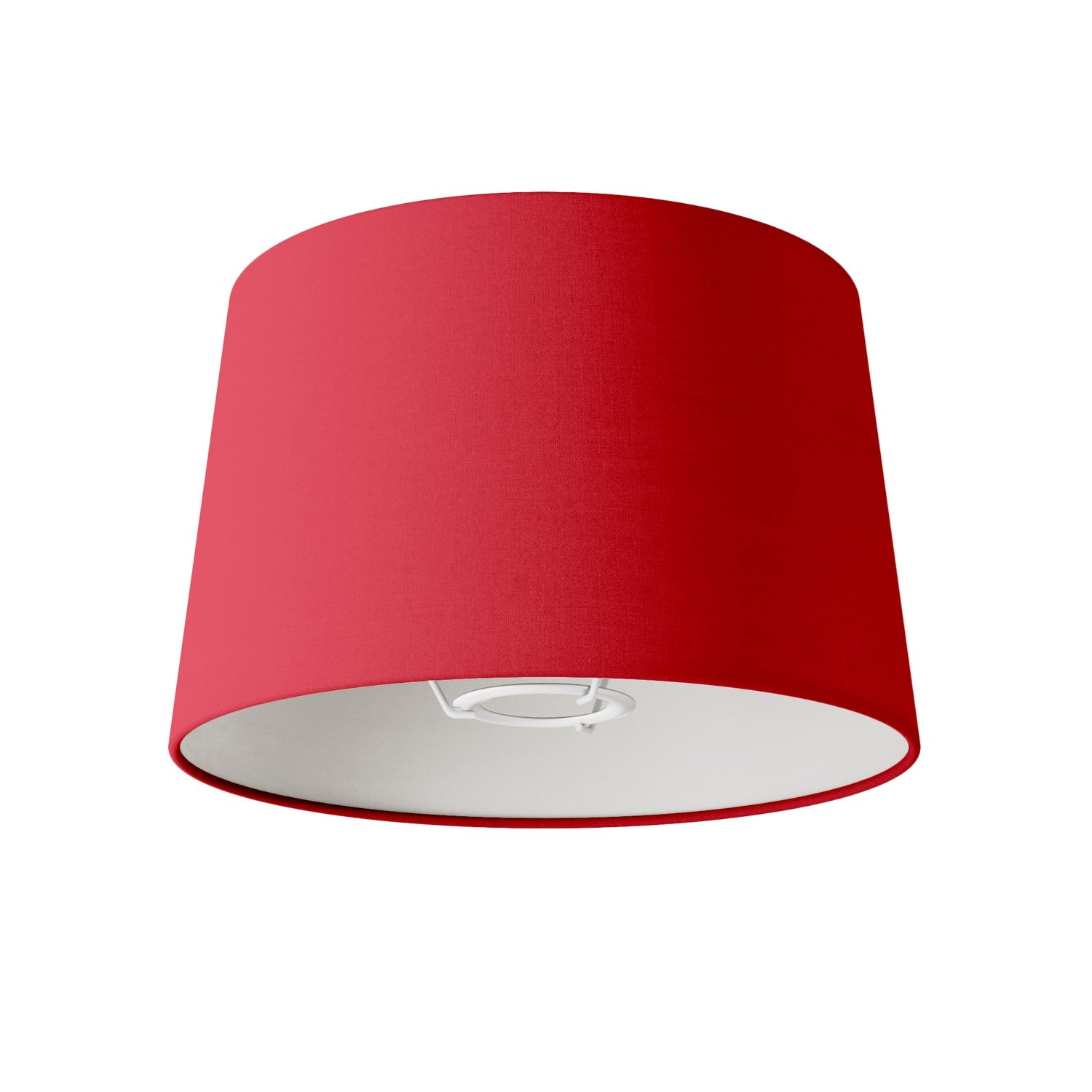Paralume Athena con attacco E27 per lampada da tavolo o da terra - Made in Italy - Teletta Rosso
