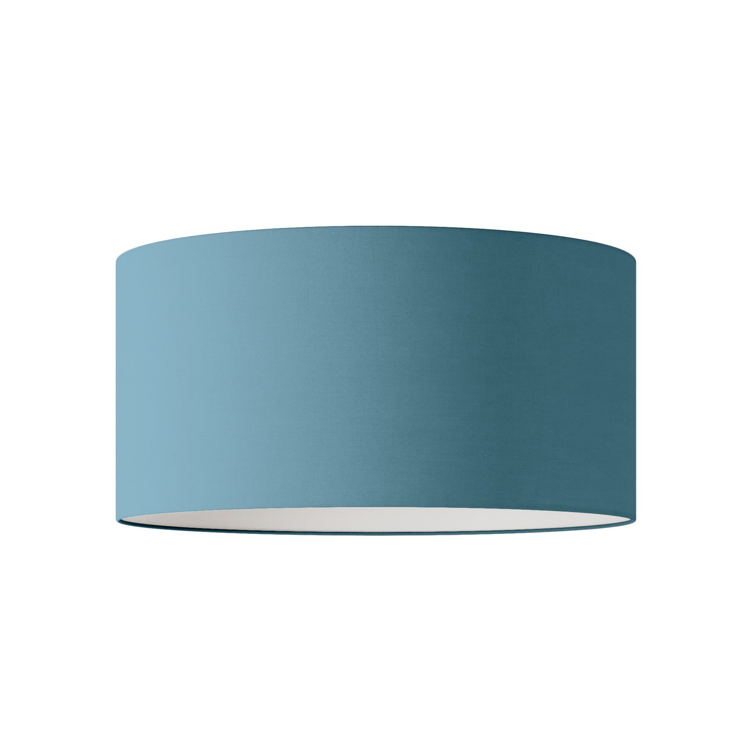 Paralume Cilindro XL in tessuto con attacco E27 - Made in Italy - Teletta Azzurro Severo