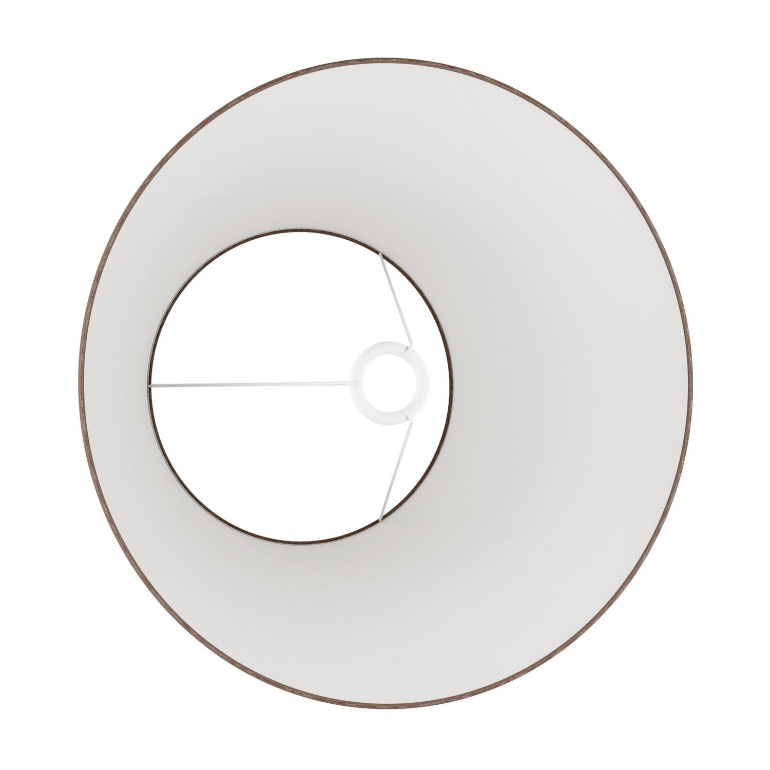 Paralume Impero L per lampada da tavolo o applique con attacco E27 - Made in Italy - Camelot Marrone