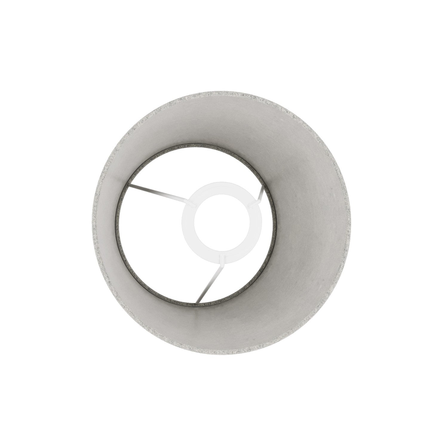 Paralume Impero S con attacco E27 per lampada da tavolo o applique - Made in Italy - Lana Grigio Chiaro