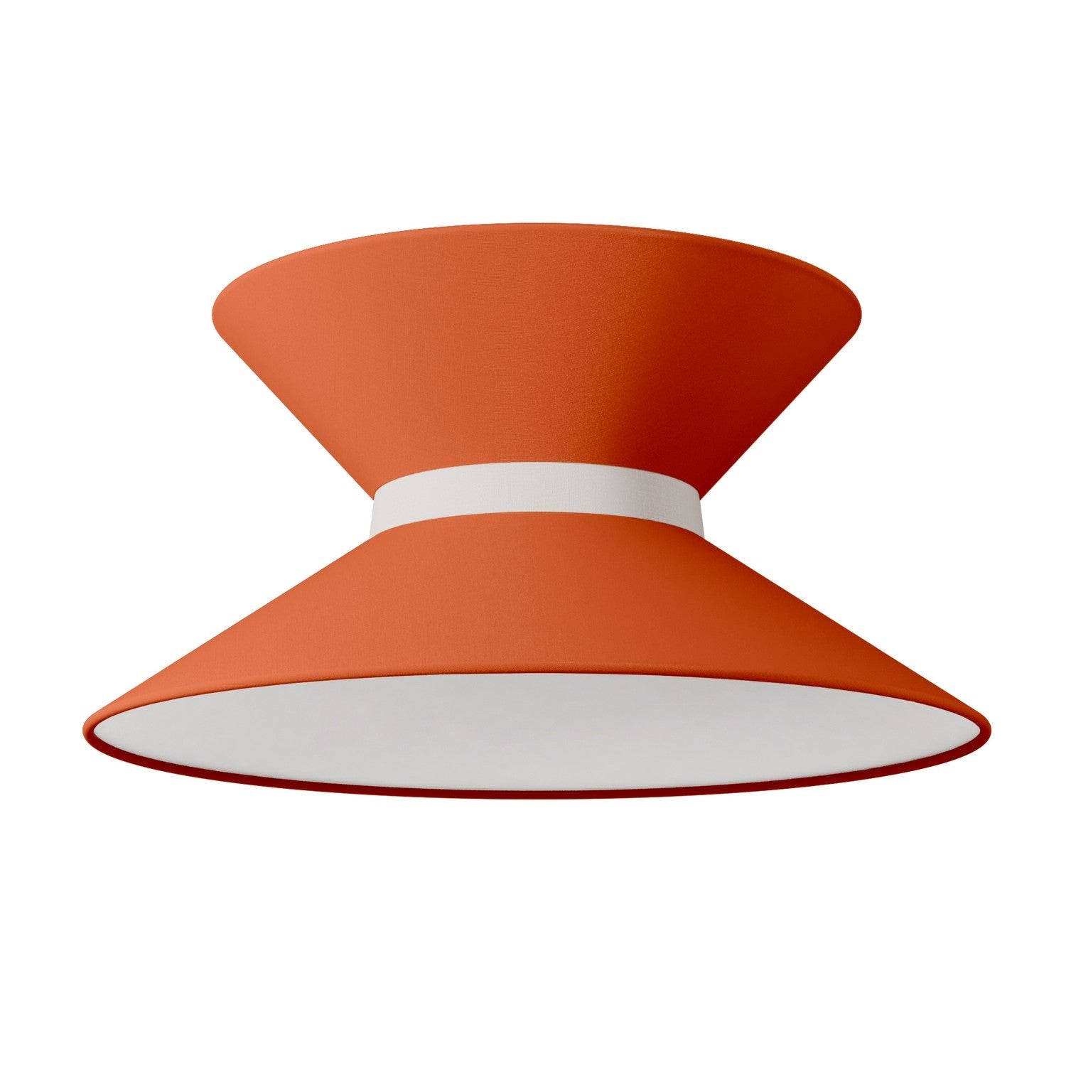 Paralume in tessuto Clessidra Cinette aragosta - Made in Italy - Creative Cables