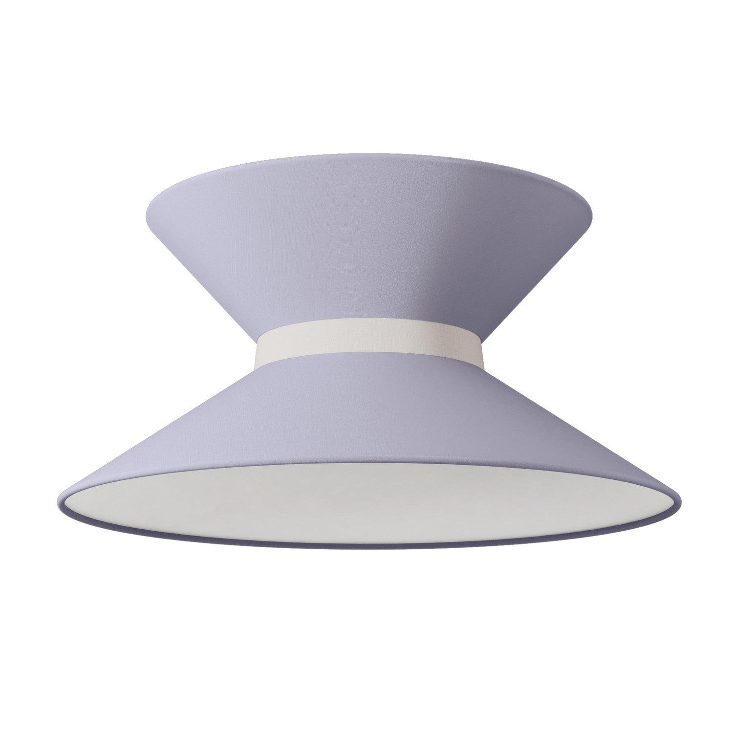 Paralume in tessuto Clessidra Teletta lilla - Made in Italy - Creative Cables