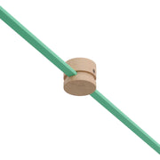 Passacavo in legno per cavo per catenaria e sistema Filé. Made in Italy - Neutro