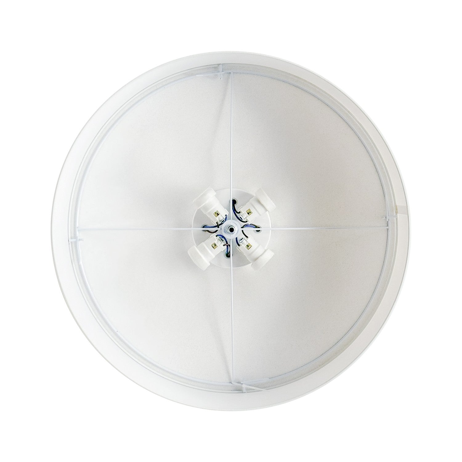 Plafoniera in tessuto Large - Made in Italy - Lana Marrone