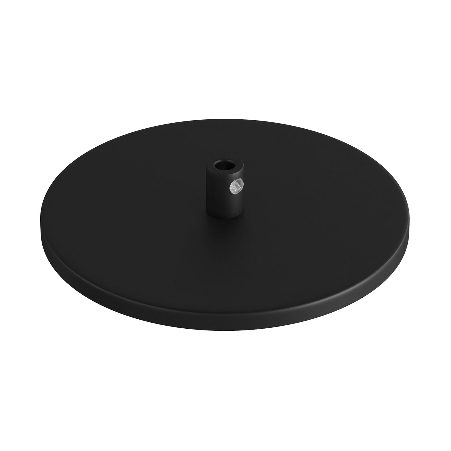 Rosone da incasso rasomuro a 1 foro centrale - Nero