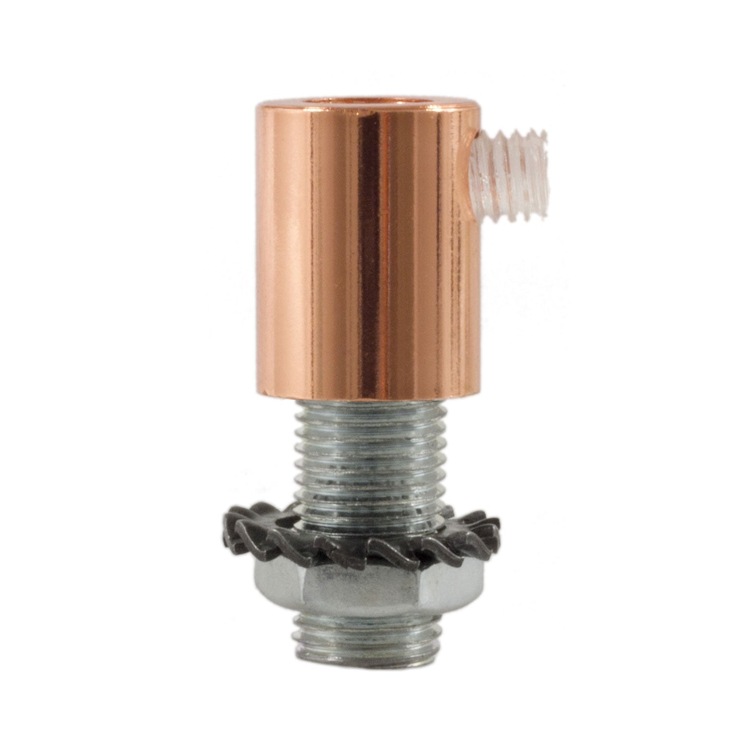 Serracavo cilindrico in metallo completo di tige, dado e rondella - Rame
