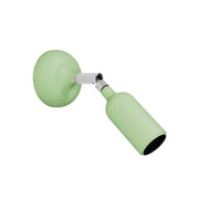 Silicone Fermaluce lamp with joint and built-in switch - Soft green