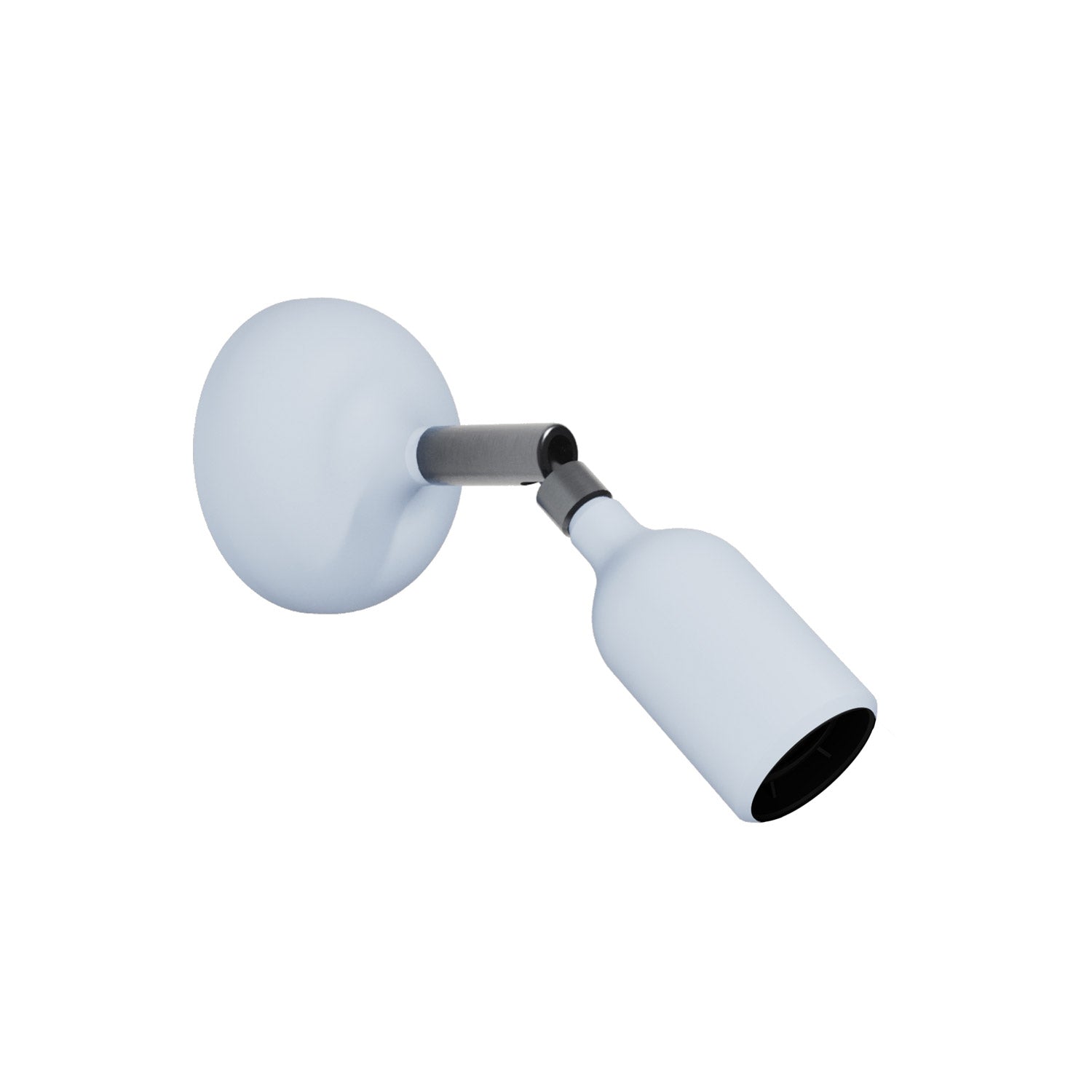 Silicone Fermaluce lamp with joint - Soft blue