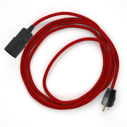 Snake - Plug-in lamp with colored fabric cable - RC35