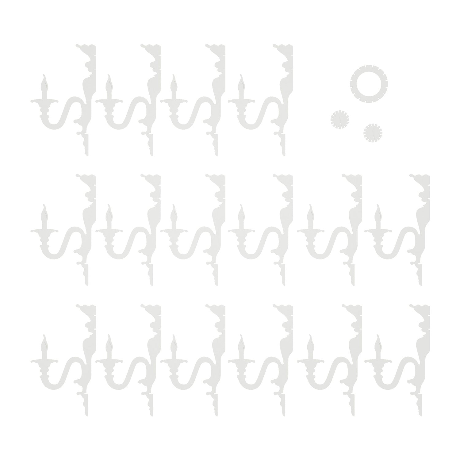 Suspension Lamp with Classic SHHANDELIER Shade Made of Sound-Absorbing Material - White melange