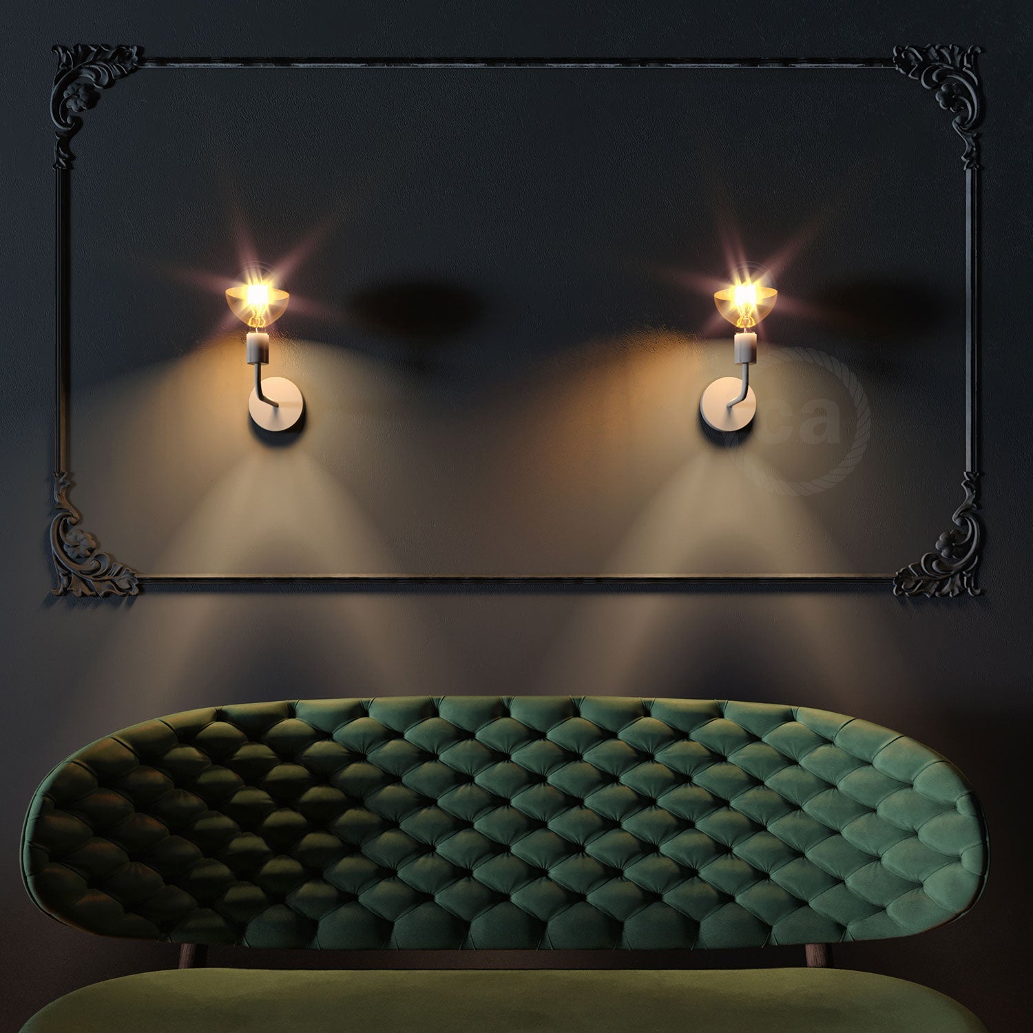 Tubo curvo di estensione 14 cm in metallo - Bianco