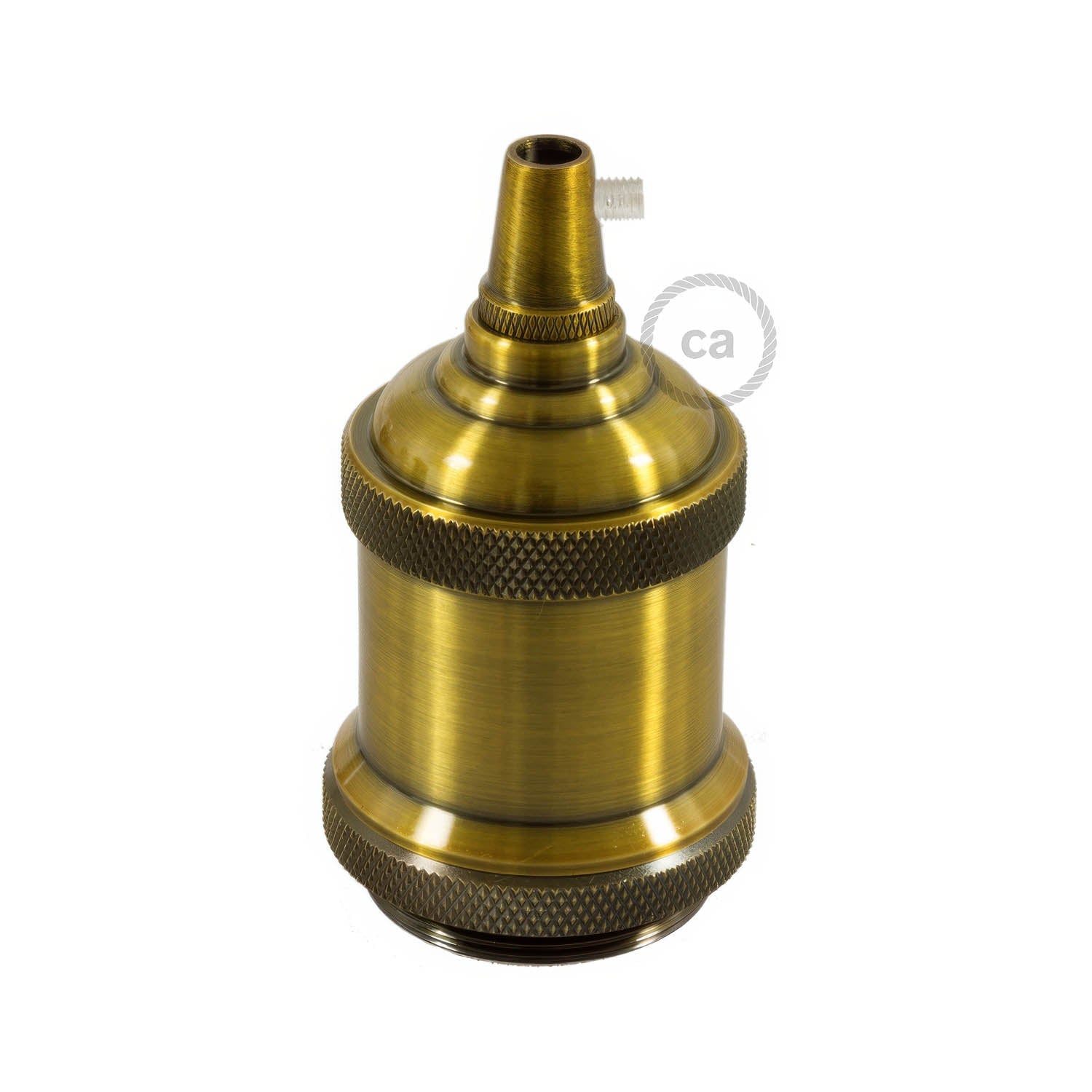 Vintage Style - single ferrule E26 light bulb socket kits - Brass